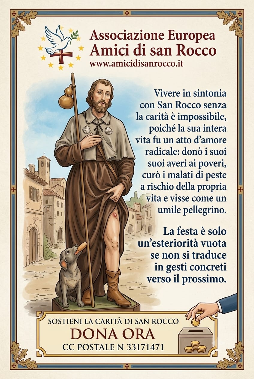 Sostieni la carità di San Rocco — Dona ora