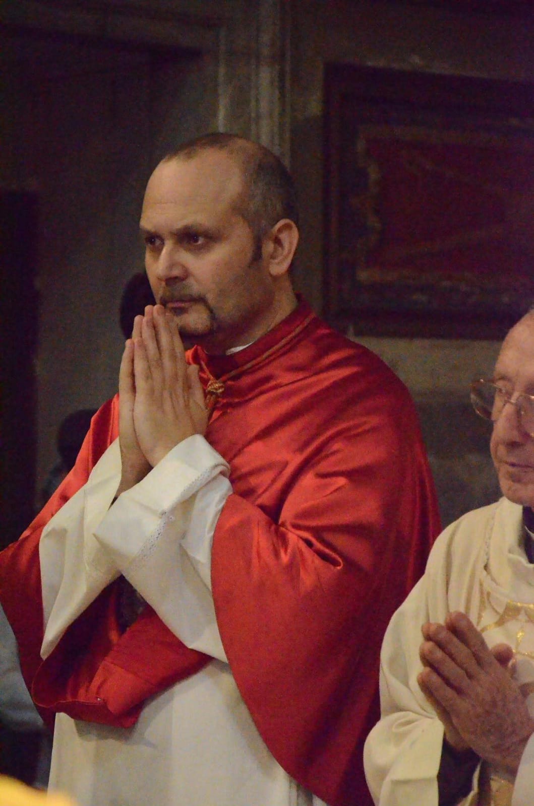 Fratel Costantino De Bellis tra i devoti di San Rocco